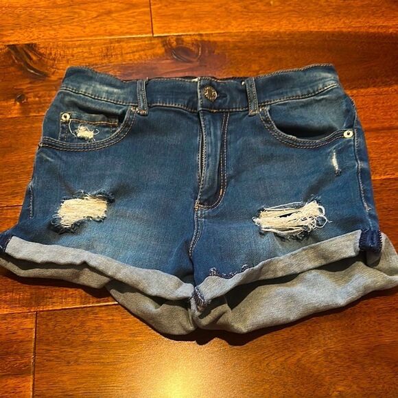 Garage Denim Distressed Women Shorts Size 01 - Picture 1 of 9
